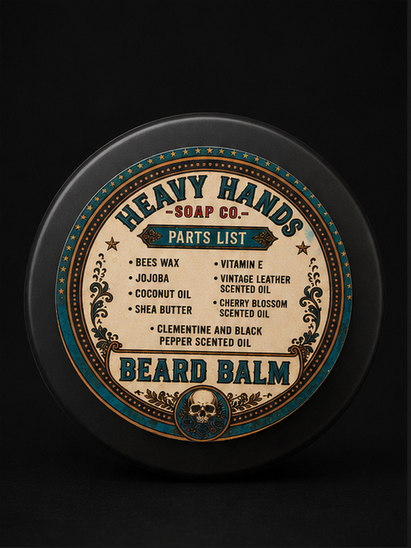 BEARD BALM parts list — ingredients