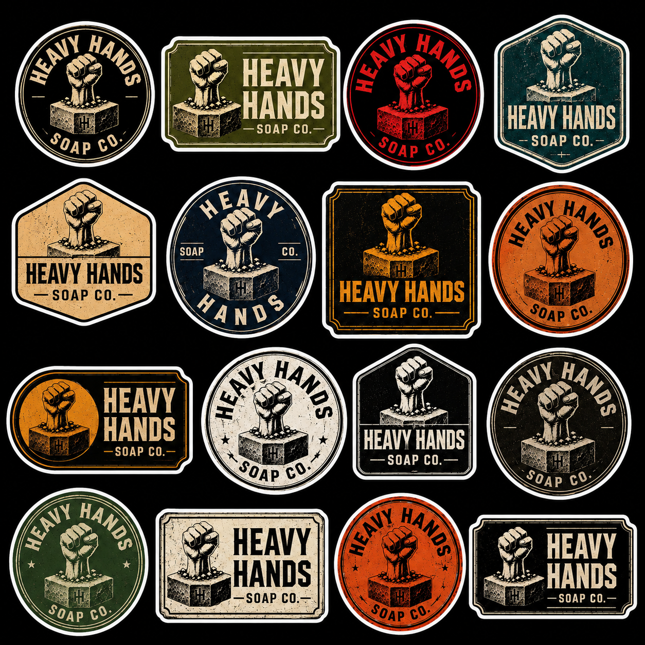 STICKER PACK — Heavy Hands Soap Co.